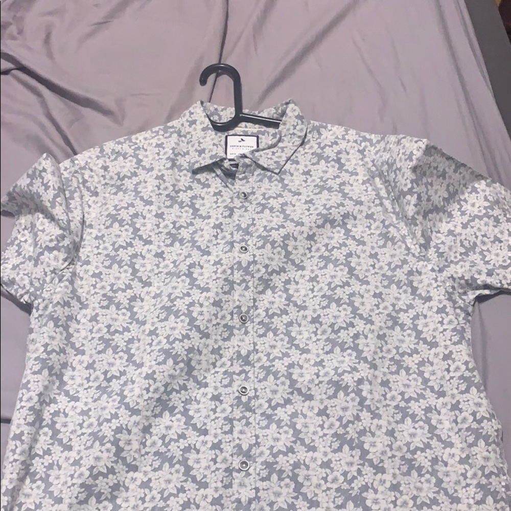 Denim and flour casual short sleeve shirt